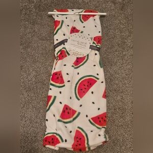 Watermelon Print Oversized Throw Blanket 60x70 Cozy Soft Cuddle